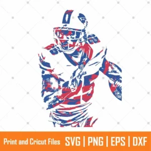 Buffalo Bills Player Sports SVG