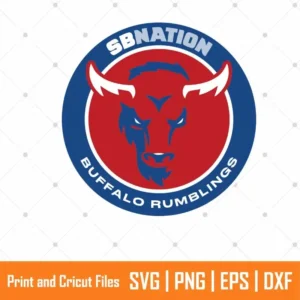 Buffalo Rumbling Sports SVG