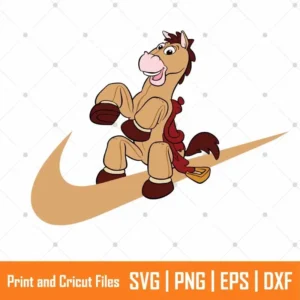 Bullseye Donkey Cartoon SVG