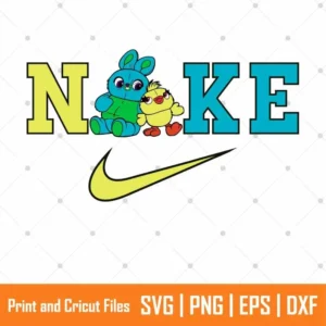 Bunny and Ducky Cartoon SVG