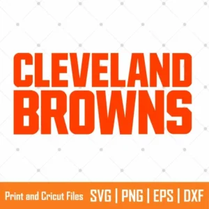 Cleveland Browns Fonts Sports SVG