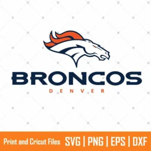 Denver Broncos Logo Sports SVG