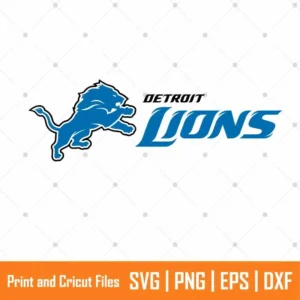 Detroit Lions Logo Sports SVG
