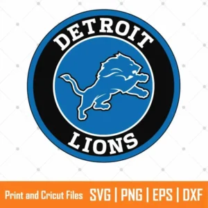 Detroit Lions Logo Sports SVG