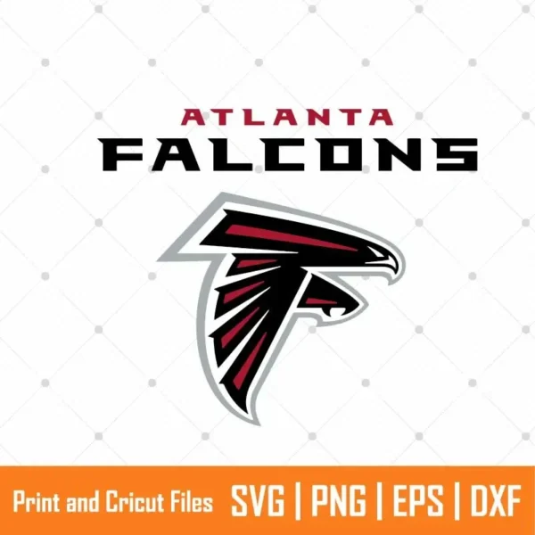 Falcons NFL Logo Sports SVG