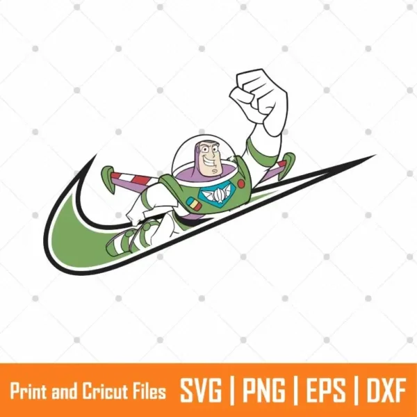 Flying Buzz Cartoon SVG
