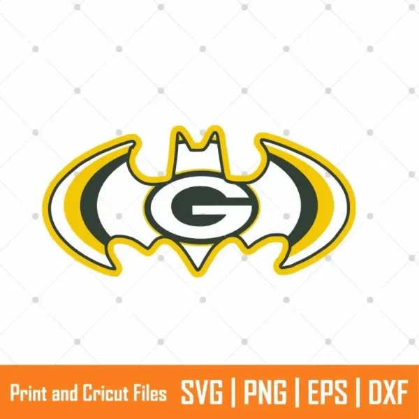 Green Bay Batman Sports SVG