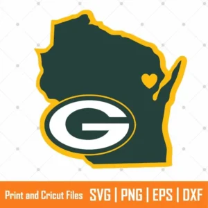 Green Bay Wisconsin Sports SVG