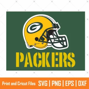 Green Packers Helmet Sports SVG