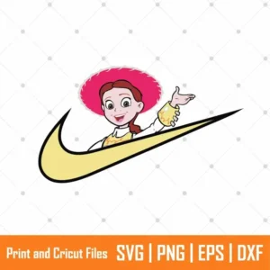 Jessi Swoosh Cartoon SVG