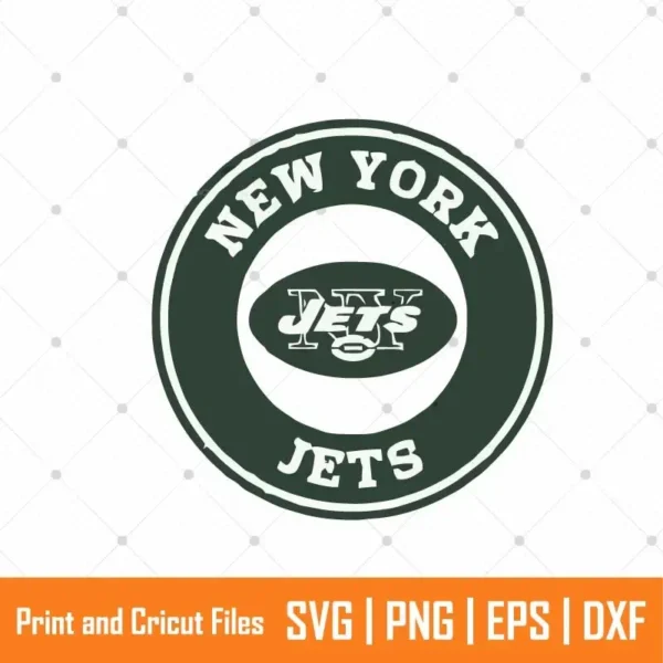 Jets Monogram Sports SVG