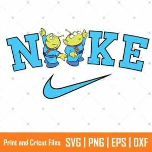 Little Green Men Cartoon SVG