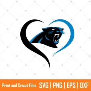Love Panthers Sports SVG