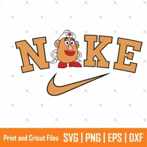 Mrs Potato Cartoon SVG