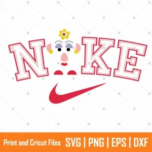 Mrs Potato Face Cartoon SVG