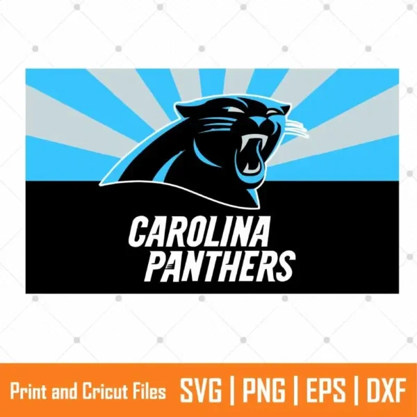 Panthers Flag Sports SVG