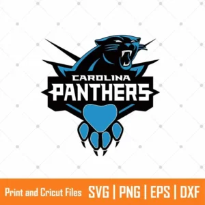 Panthers Paw Sports SVG