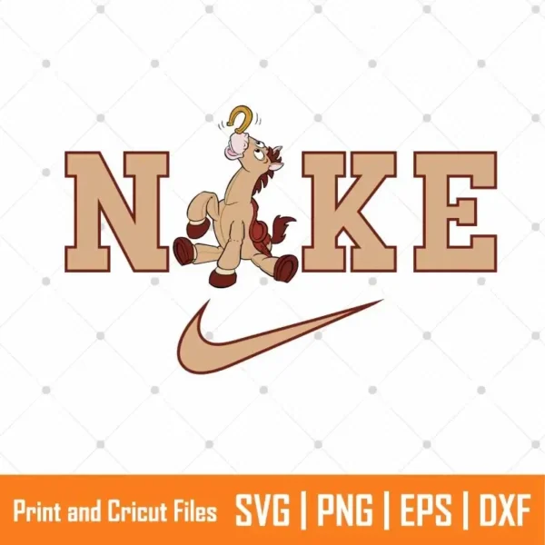 Pixar Horse Cartoon SVG