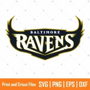 Ravens Monogram Sports SVG