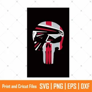 Sugar Skull Atlanta Sports SVG