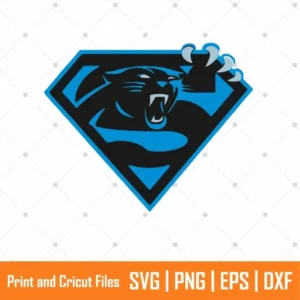 Superhero Panthers Sports SVG