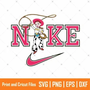 Vintage Cowgirl Cartoon SVG