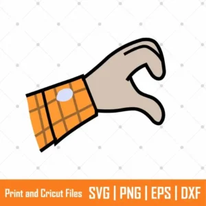 Woody Hand Cartoon SVG