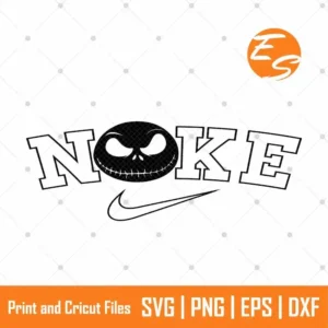 Angry Face Jack Skellington Halloween SVG