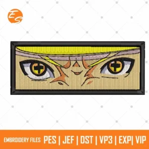 Naruto eyes free anime embroidery design