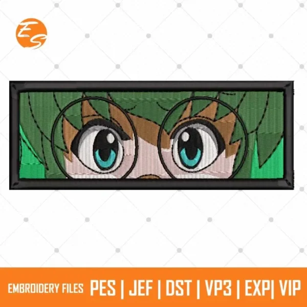 Shanlnark eyes free anime embroidery design