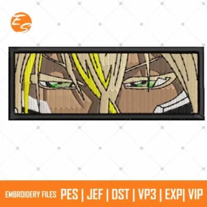 Bleach eyes free anime embroidery design