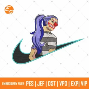 Buggy anime free embroidery design