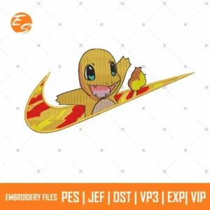 Charmander pokemon free embroidery design