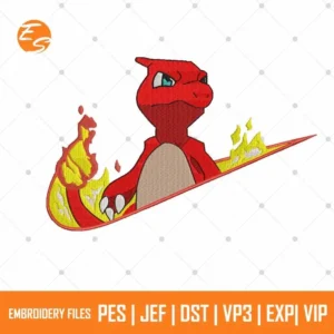 Charmeleon free embroidery design