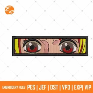 Funku anime eyes free embroidery file