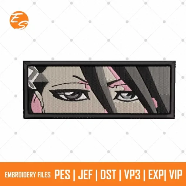 Tomloka anime eyes free embroidery file