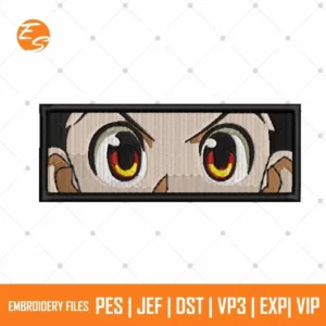Gon Freecss eyes anime free embroidery file