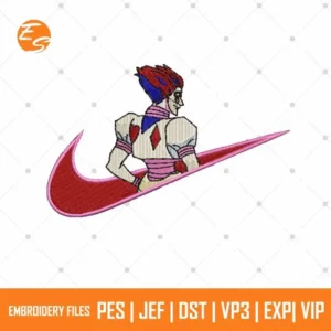 Hisoka x hunter anime free embroidery file