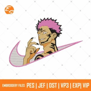 Jujutsu Kaisen anime free embroidery file