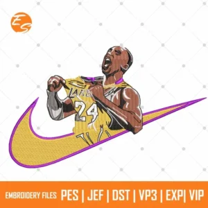 Lebron James free anime embroidery design