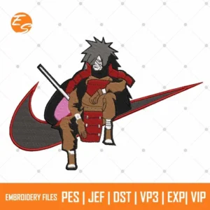 Monkey d free anime embroidery design
