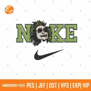 Beetlejuice face free embroidery designs