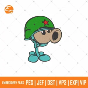Pea shooter free embroidery designs