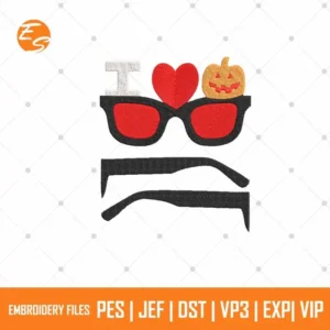 Vampire glasses free embroidery designs