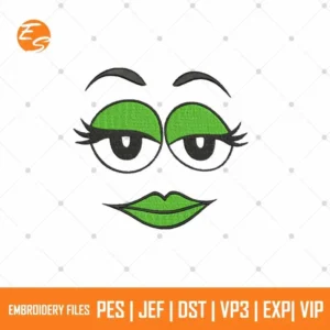 Women eyes free embroidery designs