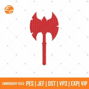 Red axe free embroidery designs