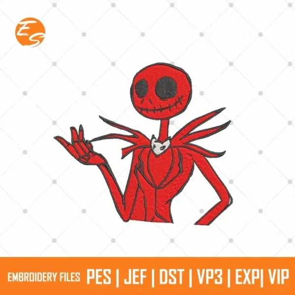 Nightmare Jack free embroidery designs