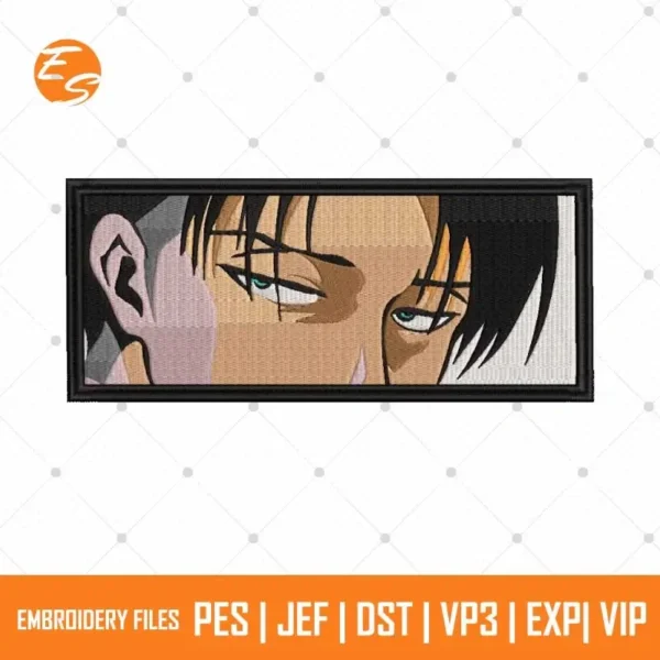 Ackerman eyes anime free embroidery file
