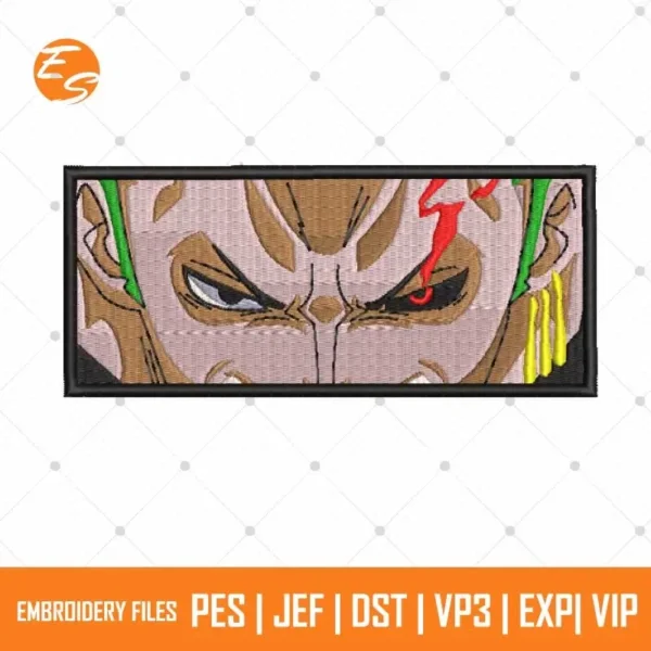 Anime character eyes free embroidery file