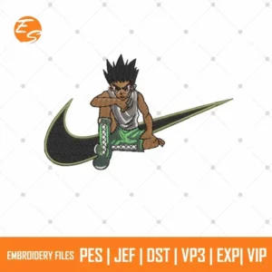Gon freecss anime free embroidery file
